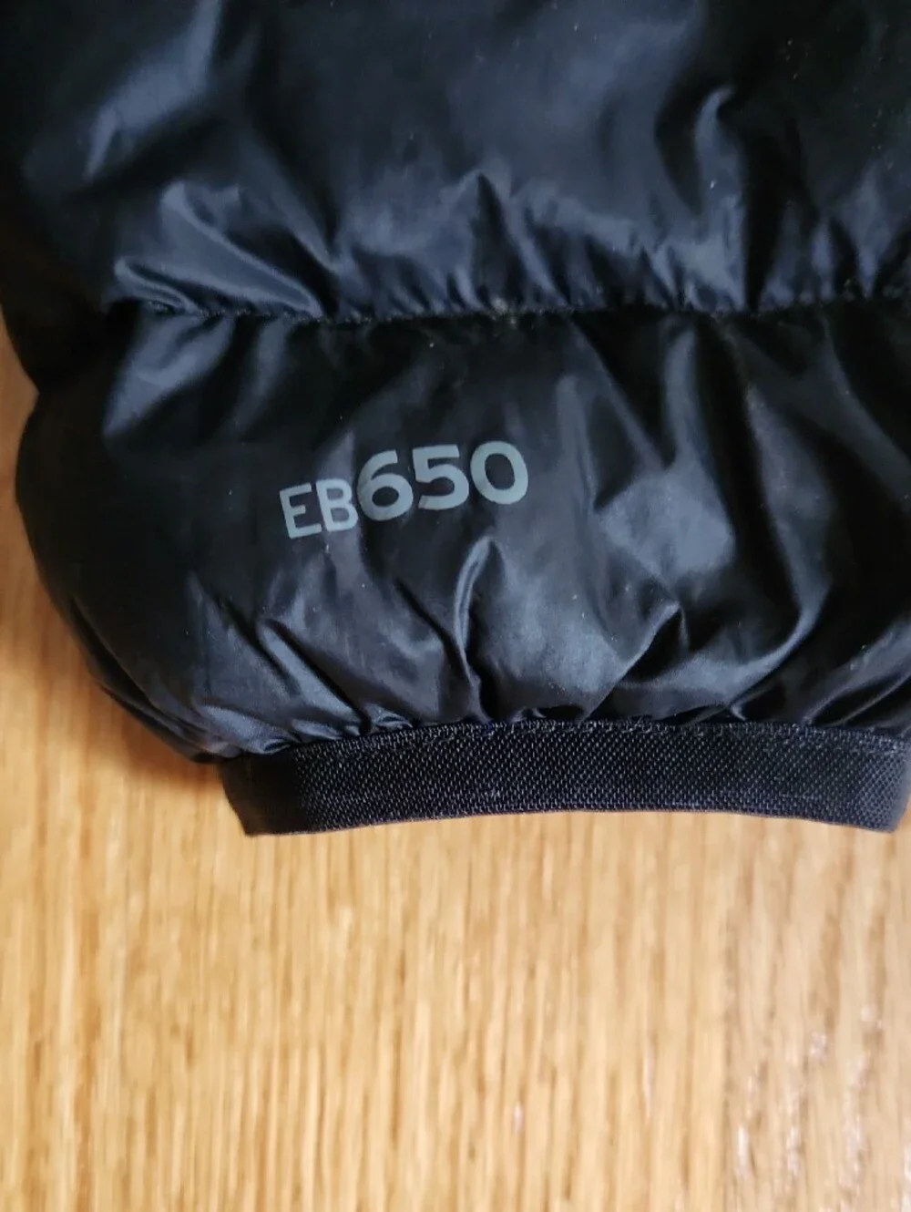 Eddie Bauer, Mens Black Hooded Down Puffer Jacket, Sz Medium - Picture 6 of 14